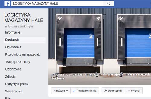 Grupa LOGISTYKA MAGAZYNY HALE