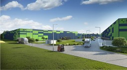Nowoczesny park logistyczny w pobliu granicy polsko-niemieckiej